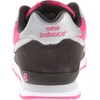 New Balance Kids’ 574 V1 Lace-Up Sneakers | Casual Shoes(Raven/pink)