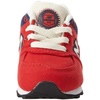 New Balance Kids’ 574 V1 Lace-Up Sneakers | Casual Shoes(Red/Navy)