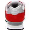New Balance Kids’ 574 V1 Lace-Up Sneakers | Casual Shoes(Red/Silver)