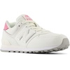 New Balance Kids’ 574 V1 Lace-Up Sneakers | Casual Shoes(Sea Salt/Real Pink)