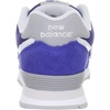 New Balance Kids’ 574 V1 Lace-Up Sneakers | Casual Shoes(Silver/Blue)