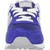New Balance Kids’ 574 V1 Lace-Up Sneakers | Casual Shoes(Silver/Blue)