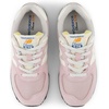 New Balance Kids’ 574 V1 Lace-Up Sneakers | Casual Shoes(Twilight Haze/Sea Stone)