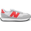 New Balance Men’s 237(Concrete/Grey Matter/True Red)