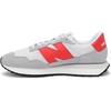 New Balance Men’s 237(Concrete/Grey Matter/True Red)