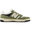 New Balance Men’s 480 V1 Sneakers(Dark Olivine/Sea Salt)