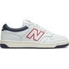 New Balance Men’s 480 V1 Sneakers(White Navy)