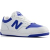 New Balance Men’s 480 V1 Sneakers(White/Cobalt Blue/White)