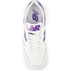 New Balance Men’s 480 V1 Sneakers(White/Prism Purple/Black)