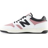 New Balance Men’s 480 V1 Sneakers(White/Rosewood/Black)
