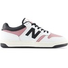 New Balance Men’s 480 V1 Sneakers(White/Rosewood/Black)