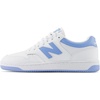 New Balance Men’s 480 V1 Sneakers(White/Team Carolina/Light Aluminum)