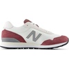 New Balance Men’s 515 | Casual Shoes(White/Washed Burgundy)