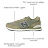 New Balance Men’s 515 V3, Covert Green/Blacktop, 9 X-Wide