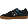 New Balance Men’s 574 Vulc Sneakers(Black/Vintage Teal)
