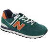 New Balance Men’s 574 Vulc Sneakers(Brown/Light Green)