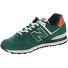 New Balance Men’s 574 Vulc Sneakers(Brown/Light Green)