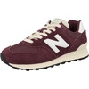 New Balance Men’s 574 Vulc Sneakers(Classic Crimson/White/Angora)