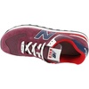 New Balance Men’s 574 Vulc Sneakers(Red/Navy)