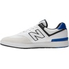 New Balance Men’s 574 Vulc Sneakers(White/Blue)