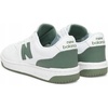 New Balance Men’s 80 Sneaker | Casual Shoes(White/Dark Juniper)