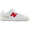New Balance Men’s 80 Sneaker | Casual Shoes(White/Team Red)