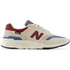 New Balance Men’s 997H V1 Classic Sneaker(Linen/Shoreline Blue/Monarch Burgundy)
