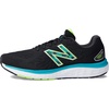 New Balance Men’s Fresh Foam 680 V7 Running Shoe | Casual Shoes(Black/Electric Teal/Pixel Green)