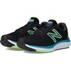 New Balance Men’s Fresh Foam 680 V7 Running Shoe | Casual Shoes(Black/Electric Teal/Pixel Green)