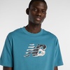 New Balance Men’s Graphic T-Shirt(Big Teal / Future Tech Nb)