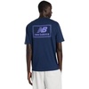 New Balance Men’s Graphic T-Shirt(Nb Navy / Woven Label)