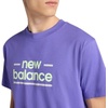 New Balance Men’s Linear Lines T-Shirt(Electric Purple / Linear Lines)