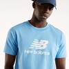New Balance Men’s Sport Essentials Logo T-Shirt(Analog Blue)