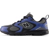 New Balance Unisex-Adult 408 Sneaker | Casual Shoes(Castlerock/Black/Magic Blue)