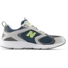 New Balance Unisex-Adult 408 Sneaker | Casual Shoes(Rain Cloud/Shadow Blue/Alkaline Green)