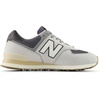 New Balance Unisex-Adult 574 Sneaker(6023 Black/Dark Silver Metallic)