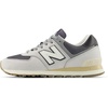 New Balance Unisex-Adult 574 Sneaker(6023 Black/Dark Silver Metallic)
