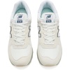 New Balance Unisex-Adult 574 Sneaker(Black/Nb 103 White)