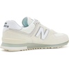 New Balance Unisex-Adult 574 Sneaker(Black/Nb 103 White)