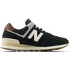 New Balance Unisex-Adult 574 Sneaker(Brown/Dark Silver Metallic)