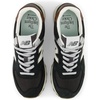 New Balance Unisex-Adult 574 Sneaker(Brown/Dark Silver Metallic)
