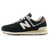 New Balance Unisex-Adult 574 Sneaker(Brown/Dark Silver Metallic)