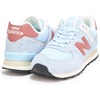 New Balance Unisex-Adult 574 Sneaker(Oxford Blue/Apricot Orange)