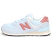 New Balance Unisex-Adult 574 Sneaker(Oxford Blue/Apricot Orange)