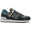 New Balance Unisex-Adult 574 V2 | Casual Shoes(Black/Grey)