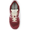 New Balance Unisex-Adult 574 V2 | Casual Shoes(Classic Crimson/White/Angora)