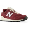 New Balance Unisex-Adult 574 V2 | Casual Shoes(Classic Crimson/White/Angora)