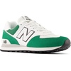 New Balance Unisex-Adult 574 V2 | Casual Shoes(Green/White)