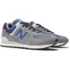 New Balance Unisex-Adult 574 V2 | Casual Shoes(Grey/Navy)