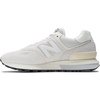 New Balance Unisex-Adult 574 V2 | Casual Shoes(Grey/White)
